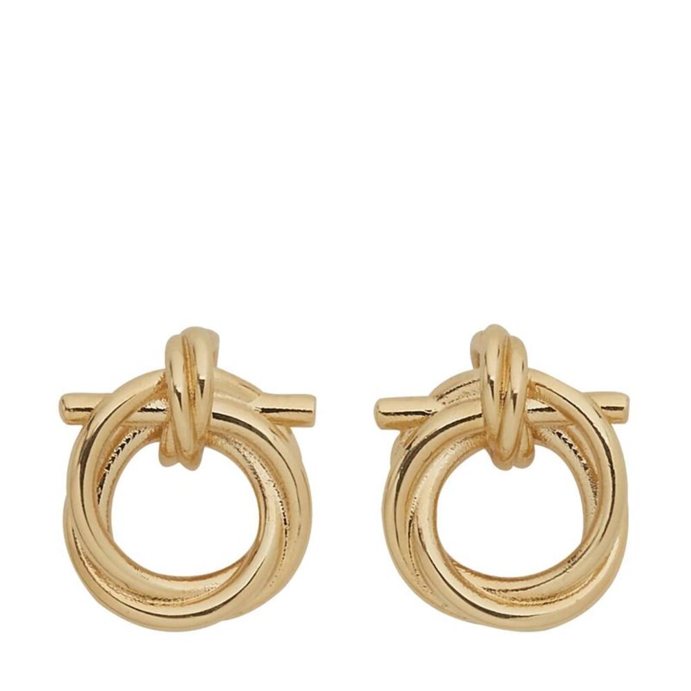 Ferragamo Women Xs Gancini Torchon Earrings